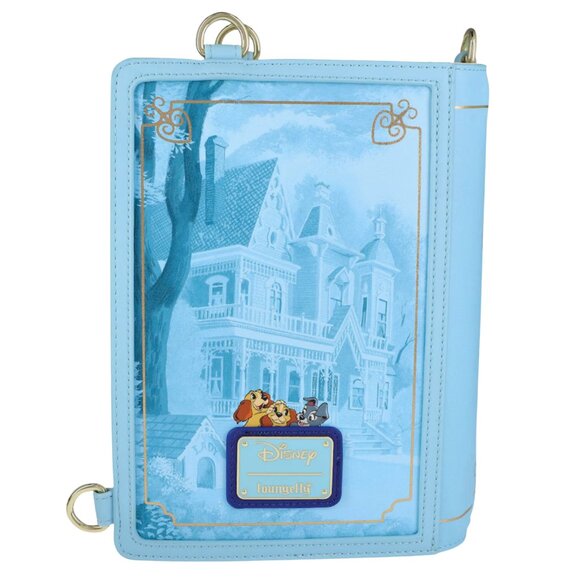 Loungefly‎ Lady and the Tramp Storybook Convertible Backpack & Crossbody Bag - Picture 6 of 7